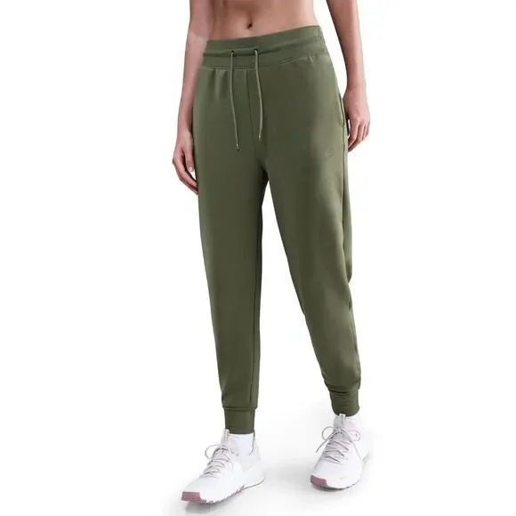 Nike One Therma-FIT Joggers sweatpants Olive Green Women’s XXL Plus Size NWT - Picture 1 of 11